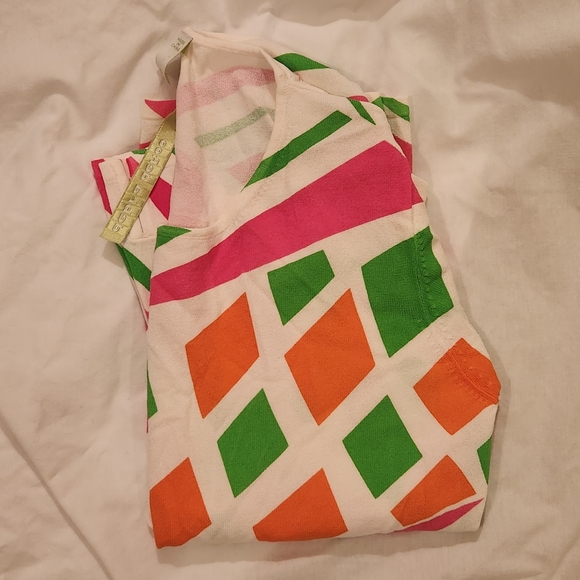 NWT Debra deRoo Pink and Green top - SZ Small - Picture 4 of 8